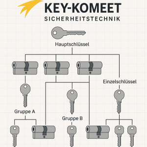 Beispiel Bild für ein Schließanlagen System von Key-Komeet Sicherheitstechnik und Schlüsseldienst